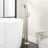 Wholesale ⨠Signature Hardware Provincetown 8.5 gpm Floor Mount Tub Filler with Single Lever Handle and 1.8 gpm Handshower in Brushed Nickel 𧨠1 Wholesale ⨠Signature Hardware Provincetown 8.5 gpm Floor Mount Tub Filler with Single Lever Handle and 1.8 gpm Handshower in Brushed Nickel 𧨠-Signature Hardware Shop Query 1000