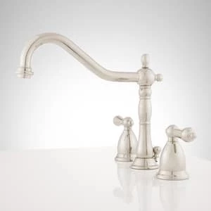 Best reviews of β¨ Signature Hardware Victorian Two Handle Widespread Bathroom Sink Faucet in Polished Nickel π 4 Best reviews of β¨ Signature Hardware Victorian Two Handle Widespread Bathroom Sink Faucet in Polished Nickel π - Image 2