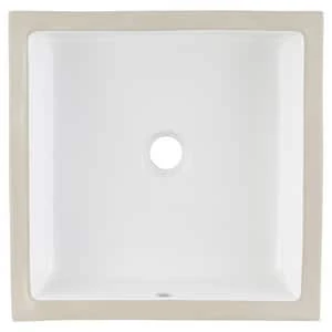 Wholesale ✔️ Signature Hardware Destin 16 in. Square Undermount Basin in White 🥰 4 Wholesale ✔️ Signature Hardware Destin 16 in. Square Undermount Basin in White 🥰 - Image 2