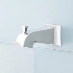 Flash Sale π Signature Hardware Vilamonte Single Handle Single Function Bathtub & Shower Faucet in Chrome (Trim Only) π€©