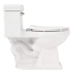 Budget 😍 Signature Hardware Key West 1.28 gpf Elongated One Piece ADA Compliant Toilet with Seat in White 🥰 -Signature Hardware Shop Query 1090