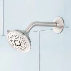 Promo 🎉 Signature Hardware Key West 1.8 gpm Shower Faucet Trim Only with Single Handle in Brushed Nickel 💯 -Signature Hardware Shop Query 1097