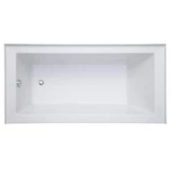 Best Pirce ⭐ Signature Hardware Sitka 60 x 30 in. Alcove Soaker Bathtub with Left Drain in White ⌛ -Signature Hardware Shop Query 11