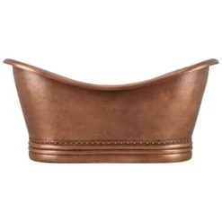 Top 10 🌟 Signature Hardware Paige 66 x 32 in. Freestanding Bathtub with Center Drain in Antique Copper Patina 🎁 -Signature Hardware Shop Query 1111