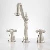 Cheap 🔔 Signature Hardware Victorian Two Handle Widespread Bathroom Sink Faucet in Brushed Nickel 😉 -Signature Hardware Shop Query 1130