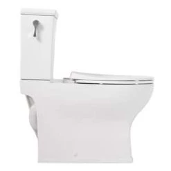 Buy ⭐ Signature Hardware Caraway 1.28 gpf Elongated ADA Floor Mount Toilet Bowl with Seat in White 🎉 -Signature Hardware Shop Query 114