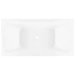 Cheapest 𧨠Signature Hardware Leland 59 x 31 in. Freestanding Bathtub with Center Drain in White π 4 Cheapest 𧨠Signature Hardware Leland 59 x 31 in. Freestanding Bathtub with Center Drain in White π - Image 2