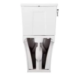 Buy ⭐ Signature Hardware Caraway 1.28 gpf Elongated ADA Floor Mount Toilet Bowl with Seat in White 🎉 -Signature Hardware Shop Query 115