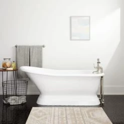 Coupon π Signature Hardware Jude 66 x 30 in. Freestanding Bathtub End Drain in White π 12 Coupon π Signature Hardware Jude 66 x 30 in. Freestanding Bathtub End Drain in White π -Signature Hardware Shop Query 1158