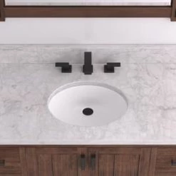 Budget 🎉 Signature Hardware Mangrove 17 in. Oval Undermount Bathroom Sink in White 🔔 -Signature Hardware Shop Query 1164