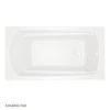 Flash Sale 👏 Signature Hardware Bradenton 59-1/2 x 32 in. Soaker Drop-In Bathtub End Drain in White ⌛ -Signature Hardware Shop Query 118