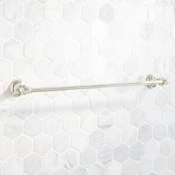 Promo ✨ Signature Hardware Beasley 24 in. Towel Bar in Polished Nickel 🛒 -Signature Hardware Shop Query 1191