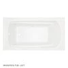Deals 🎉 Signature Hardware Bradenton 60 x 32 in. Whirlpool Alcove Bathtub with Left Drain in White ✨ -Signature Hardware Shop Query 122