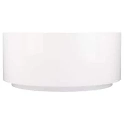 Brand new 👏 Signature Hardware Dempsey 55-1/8 x 55-1/8 in. Freestanding Bathtub with Center Drain in White ✨ -Signature Hardware Shop Query 1251