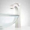 Wholesale 👏 Signature Hardware Vilamonte Single Handle Monoblock Bathroom Sink Faucet in Brushed Nickel 💯 -Signature Hardware Shop Query 1304