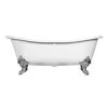 Best reviews of ✔️ Signature Hardware Lena 59 x 30-1/2 in. Freestanding Bathtub with Rear Center Drain in White 👍 -Signature Hardware Shop Query 1307