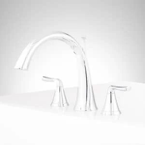 Discount π Signature Hardware Provincetown Two Handle Roman Tub Faucet in Chrome (Trim Only) π 4 Discount π Signature Hardware Provincetown Two Handle Roman Tub Faucet in Chrome (Trim Only) π - Image 2