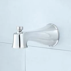 Deals ⭐ Signature Hardware Pendleton Single Handle Single Function Bathtub & Shower Faucet in Chrome (Trim Only) 🛒