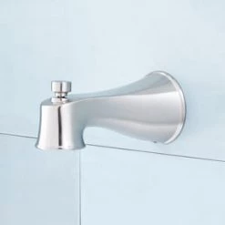 Deals 😍 Signature Hardware Pendleton Single Handle Single Function Bathtub & Shower Faucet in Brushed Nickel (Trim Only) 👍