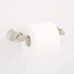 Flash Sale 🥰 Signature Hardware Pendleton Wall Mount Toilet Tissue Holder in Brushed Nickel ✔️ -Signature Hardware Shop Query 1419