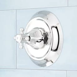 Discount 😉 Signature Hardware Boca Raton Single Handle Multi Function Bathtub & Shower Faucet in Chrome (Trim Only) 👏 -Signature Hardware Shop Query 1466