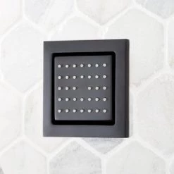 Best reviews of 🌟 Signature Hardware Custom Showering 2.5 gpm Square Body Spray in Matte Black 😍