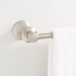 Flash Sale 👏 Signature Hardware Pendleton 25-7/8 in. Towel Bar in Brushed Nickel 💯 -Signature Hardware Shop Query 1512