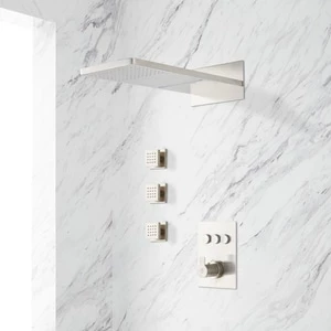 Best Pirce ⭐ Signature Hardware Hollyn Single Handle Dual Function Shower System in Brushed Nickel ✔️ 3 Best Pirce ⭐ Signature Hardware Hollyn Single Handle Dual Function Shower System in Brushed Nickel ✔️