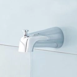 Budget 👍 Signature Hardware Key West Single Handle Multi Function Bathtub & Shower Faucet in Chrome (Trim Only) ✨