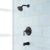 Promo ⭐ Signature Hardware Key West Single Handle Multi Function Bathtub & Shower Faucet in Matte Black (Trim Only) 🤩 -Signature Hardware Shop Query 1575