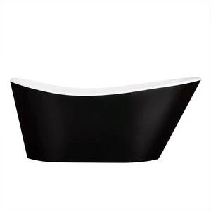 Best deal π― Signature Hardware Saunders 71-1/8 x 31-1/4 in. Freestanding Bathtub End Drain in Black β 4 Best deal π― Signature Hardware Saunders 71-1/8 x 31-1/4 in. Freestanding Bathtub End Drain in Black β - Image 2