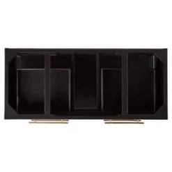 Flash Sale 😍 Signature Hardware Robertson Floor Mount Vanity in Black ✨ -Signature Hardware Shop Query 1642