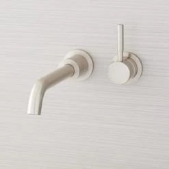 Outlet 🎉 Signature Hardware Edenton Single Handle Vessel Filler Bathroom Sink Faucet in Brushed Nickel 🎉 -Signature Hardware Shop Query 1648