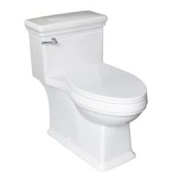 Cheap β€οΈ Signature Hardware Key West 1.28 gpf Elongated One Piece ADA Compliant π Skirted Toilet with Seat in White π