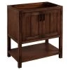 New 💯 Signature Hardware Morris 30 in. Floor Mount Vanity in Rustic Brown 👍 -Signature Hardware Shop Query 1681