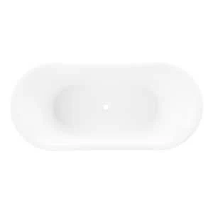 Cheapest π― Signature Hardware Kepler 67 x 31-1/4 in. Freestanding Bathtub with Center Drain in White β€οΈ 4 Cheapest π― Signature Hardware Kepler 67 x 31-1/4 in. Freestanding Bathtub with Center Drain in White β€οΈ - Image 2