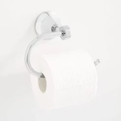 Discount βοΈ Signature Hardware Key West Wall Mount Single Post Toilet Tissue Holder in Polished Chrome π