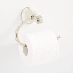 New 🥰 Signature Hardware Key West Wall Mount Single Post Toilet Tissue Holder in Polished Nickel 🎁 7 New 🥰 Signature Hardware Key West Wall Mount Single Post Toilet Tissue Holder in Polished Nickel 🎁 -Signature Hardware Shop Query 1745