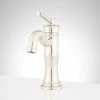 Hot Sale 😍 Signature Hardware St. Martin Single Handle Bathroom Sink Faucet in Polished Nickel 🤩 -Signature Hardware Shop Query 1753