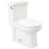 Promo 👏 Signature Hardware Koenig 1.28 gpf Elongated One Piece Toilet in White 🔥 -Signature Hardware Shop Query 1786