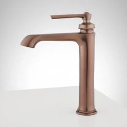 Best Pirce 🎉 Signature Hardware Cooper Single Handle Vessel Filler Bathroom Sink Faucet in Oil Rubbed Bronze 🤩 -Signature Hardware Shop Query 1799