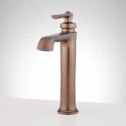 Best Pirce 🎉 Signature Hardware Cooper Single Handle Vessel Filler Bathroom Sink Faucet in Oil Rubbed Bronze 🤩 -Signature Hardware Shop Query 1800