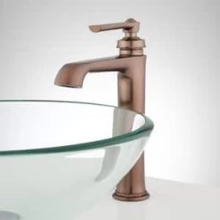 Best Pirce 🎉 Signature Hardware Cooper Single Handle Vessel Filler Bathroom Sink Faucet in Oil Rubbed Bronze 🤩 -Signature Hardware Shop Query 1801