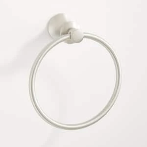 Discount π Signature Hardware Pendleton Round Open Towel Ring in Brushed Nickel π 4 Discount π Signature Hardware Pendleton Round Open Towel Ring in Brushed Nickel π - Image 2