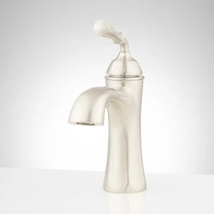 Deals π€© Signature Hardware Key West Single Handle Centerset Bathroom Sink Faucet with Pop-Up Drain Assembly in Brushed Nickel π 3 Deals π€© Signature Hardware Key West Single Handle Centerset Bathroom Sink Faucet with Pop-Up Drain Assembly in Brushed Nickel π