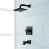 Best Sale ✨ Signature Hardware Rigi Single Handle Single Function Bathtub & Shower Faucet in Matte Black (Trim Only) 🤩 -Signature Hardware Shop Query 1823