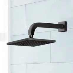 Best Sale ✨ Signature Hardware Rigi Single Handle Single Function Bathtub & Shower Faucet in Matte Black (Trim Only) 🤩 -Signature Hardware Shop Query 1825