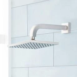 Brand new 😀 Signature Hardware Rigi Single Handle Single Function Bathtub & Shower Faucet in Brushed Nickel (Trim Only) ✔️ -Signature Hardware Shop Query 1831
