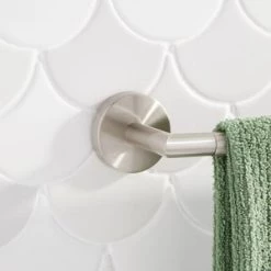 Cheapest 🎉 Signature Hardware Edenton 20-1/8 in. Towel Bar in Brushed Nickel ⭐