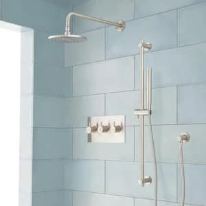 New π Signature Hardware Tosca Single Function Shower System in Brushed Nickel π 4 New π Signature Hardware Tosca Single Function Shower System in Brushed Nickel π - Image 2